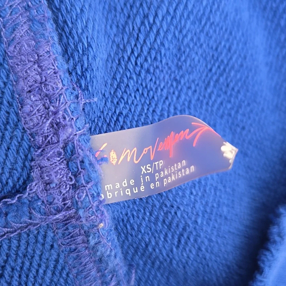 FP Movement Best Of Hoodie, Royal Blue, Size XS - Picture 2 of 4